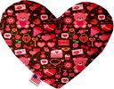 Plush Dog Bone Toy, "Valentine's Day Group"
