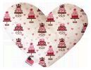 Valentine's Day Pet & Dog Plush Heart or Bone Toy, "Sweet Love Group"