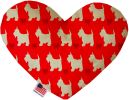 Pet & Dog Plush Heart or Bone Toy, "Westie World Group"