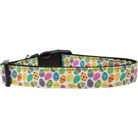 Pet Dog & Cat Nylon Collar or Leash, "Confetti Eggs" (size: Cat Collar)