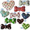 Pet and Dog Plush Heart or Bone Toy, "Santa Group"