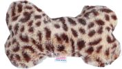 Pet and Dog Plush 6" Bone Toy, "Animal Print Group"