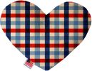 Pet and Dog Plush Heart or Bone Toy, "Independence Day Group"