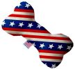 Pet and Dog Plush Heart or Bone Toy, "Independence Day Group"