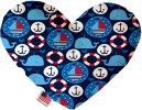 Pet and Dog Plush Heart or Bone Toy, "Independence Day Group"