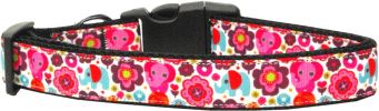 Pet Dog & Cat Nylon Collar or Leash, "Elephant Elefun"