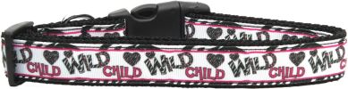 Pet Dog & Cat Nylon Collar or Leash, "Wild Child"