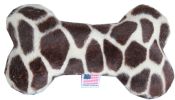 Pet and Dog Plush 6" Bone Toy, "Animal Print Group"