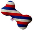 Pet and Dog Plush Heart or Bone Toy, "Independence Day Group"