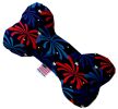 Pet and Dog Plush Heart or Bone Toy, "Independence Day Group"