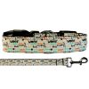 Pet Dog & Cat Nylon Collar or Leash, "Woofs A Lot"