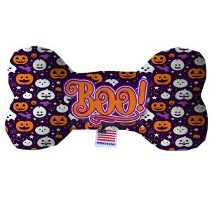 Halloween Pet & Dog Plush Bone Toy, "Boo" (size: 6" Bone Toy)