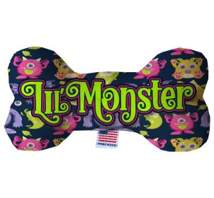 Halloween Pet & Dog Plush Bone Toy, "Lil Monster" (size: 6" Bone Toy)