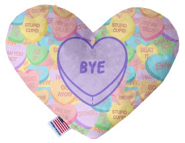 Pet & Dog Plush Heart Toy, "Bye" (size: 6" Heart Toy)