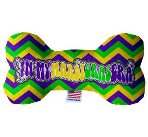 Pet & Dog Plush Bone Toy, "In My Mardi Gras Era" (size: 6" Bone Toy)