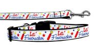Pet Dog & Cat Nylon Collar or Leash, "Lil' Firecracker"