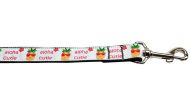 Pet Dog & Cat Nylon Collar or Leash, "Aloha Cutie"