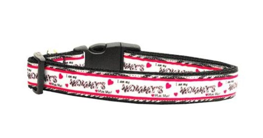 Pet Dog & Cat Nylon Collar or Leash, "Mommy's Mini Me" (size: Cat Collar)