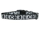 Pet Dog & Cat Nylon Collar, "Damask"