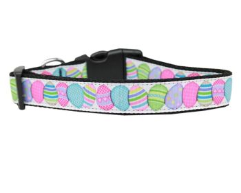 Pet Dog & Cat Nylon Collar or Leash, "Easter Egg" (size: Cat Collar)